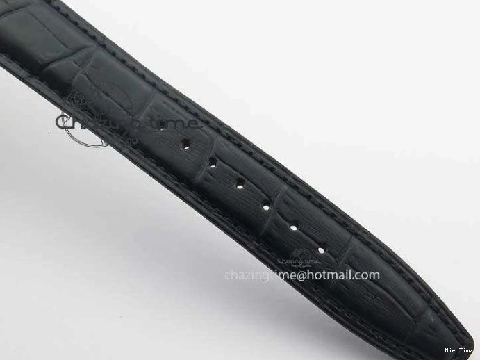MIROTIME 0517 Reliable Portuguese IW371447 ZF 1:1 Best Edition SS Black Dial On Black Leather Strap A79350 V 7274